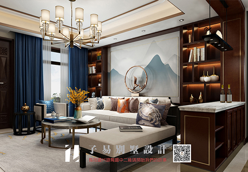 青島現(xiàn)代效果圖_即墨天泰藍山別墅裝修設(shè)計風(fēng)格/報價