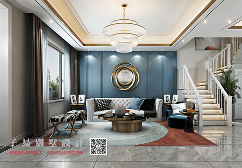青島美式效果圖_即墨天泰藍山豪華裝修設(shè)計風(fēng)格/報價